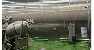 Application of Foam Cleaning System in Meat Processing Factory