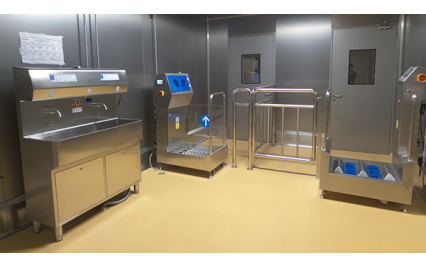 changing room of bakery