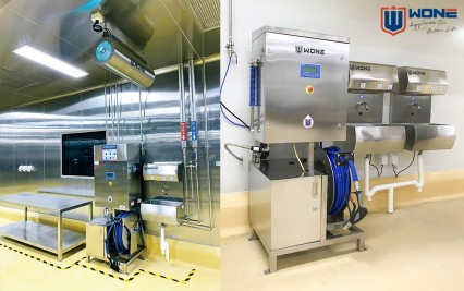 Multi-Function Cleaning Station, Air Disinfection Unit, Hands Wash Dryer