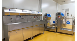 Is the location of your food factory's hygiene station appropriate？