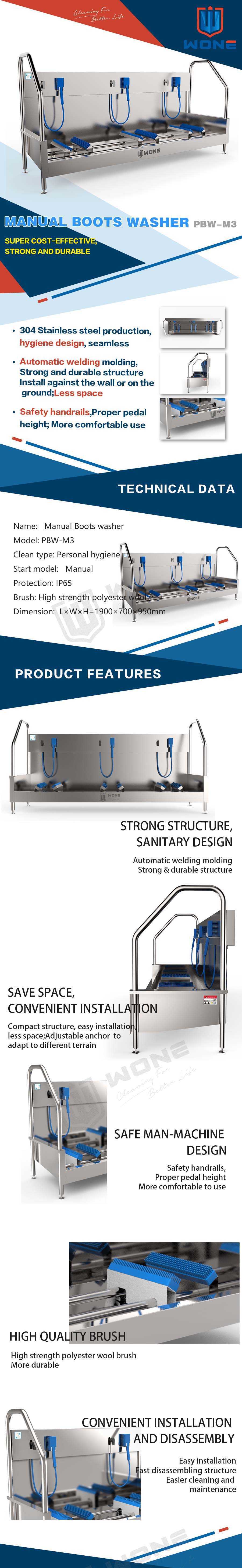 Manual Boot Cleaning Station